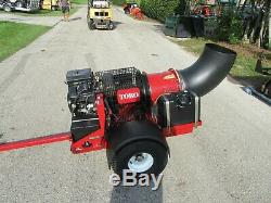 2014 Toro Pro Force Tow Type Leaf Lawn Debris Blower Remote 27 hp # 44538