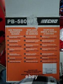 2019 ECHO PB-580T 58.2cc Gas Backpack Blower Professional Grade