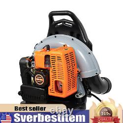 2024 New Upgraded 65CC 2-Stroke 850CFM 4.3HP Commercial Backpack Gas Leaf Blower