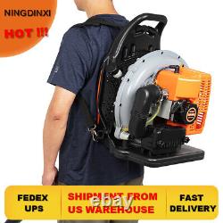 2024 New Upgraded 65CC 2-Stroke 850CFM 4.3HP Commercial Backpack Gas Leaf Blower