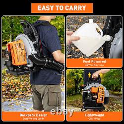 2024 New Upgraded 65CC 2-Stroke 850CFM 4.3HP Commercial Backpack Gas Leaf Blower