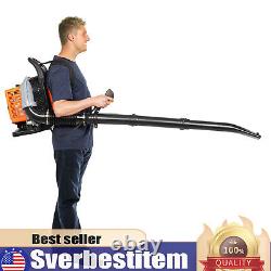 2024 New Upgraded 65CC 2-Stroke 850CFM 4.3HP Commercial Backpack Gas Leaf Blower