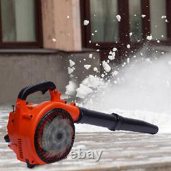 25.4CC Commercial Gas Powered Leaf Blower Handheld Lightweight Snow Lawn Blower