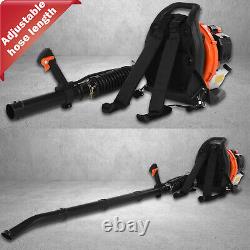 2Stroke Commercial Gas Leaf Blower Backpack Gas Powered Grass Lawn Blower 63CC