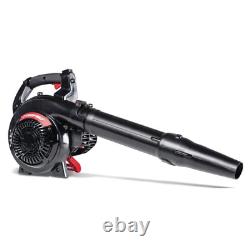 2-Cycle Full-Crank Engine Gas Leaf Blower with Vacuum Kit 205 MPH 450 CFM 27Cc