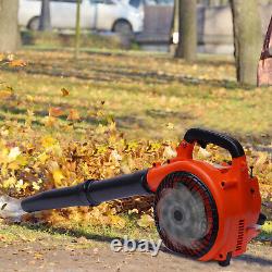 2-Stroke 25.4CC Handheld Leaf Blower Gas Powered Leaf Blower Grass Yard Cleanup