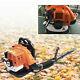 2-stroke 42.7cc Industrial Backpack Leaf Blower Gas Powered Lawn Blower Safety