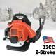 2 Stroke Backpack Gas Leaf Blower 32cc Powered Debris Withpadded Harness Us