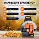2-stroke Backpack Leaf Blower 63cc Gas Powered Commercial Grass Lawn Blower