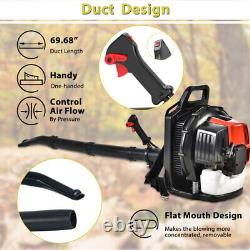 2-Stroke Commercial Backpack Leaf Blower Gas Powered Grass Lawn Blowing Machine