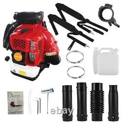 2-Stroke Engine 2.3L Tank Leaf Blower 80CC Gas Powered Snow Blower hn