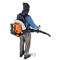 2-Stroke Engine 63CC Commercial Backpack Gas Leaf Blower Gasoline Snow Blower US