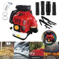 2-Stroke Engine 900CFM Air Volume 2.3L Tank Leaf Blower 80CC Gas Powered, er