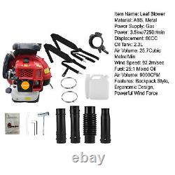 2-Stroke Engine 900CFM Air Volume 2.3L Tank Leaf Blower 80CC Gas Powered, er