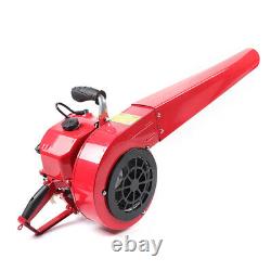 2-stroke Handheld Gas Powered Leaf Blower Sweeper Dust Cleaner 7000r/min