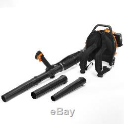 31CC 2-Cycle Gas Powered Backpack Leaf Blower Grass Yard Padded Strap EPA