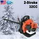 32cc Gas Backpack Leaf Blower 2-stroke Powered Debris With Padded Harness Epa