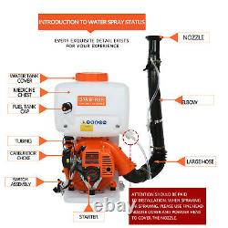 3HP 65cc Backpack Gas Leaf Blower +5 Gallon Fogger Blower + Mosquito Sprayer Set