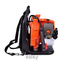 3.2HP 52CC Gas Leaf Backpack Powered Blower EPA Debris 2Stroke withPadded Harness