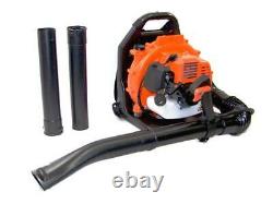 3.2HP 52CC Gas Leaf Backpack Powered EPA Debris Blower 2Stroke withPadded Harness