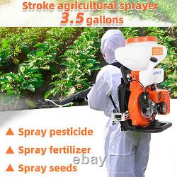3-in-1 65cc Backpack Leaf Blower + Mister Duster Machine + ULV Mosquito Sprayer