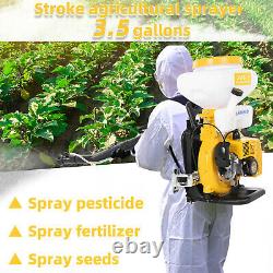 3in1 65cc Backpack Leaf Blower + ULV Mosquito Sprayer + Mister Duster Machine