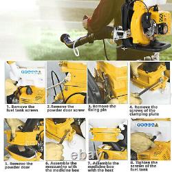 3in1 65cc Backpack Leaf Blower + ULV Mosquito Sprayer + Mister Duster Machine