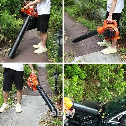 424 CFM 2-in-1 Gas Leaf Blower/Leaf Vacuum/Mulcher, Cordless Blower, Gas Powered