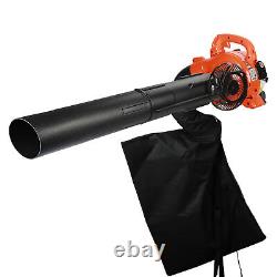 424 CFM 2-in-1 Gas Leaf Blower/Leaf Vacuum/Mulcher, Cordless Blower, Gas Powered