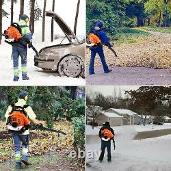 42.7CC Backpack Leaf Blower Gas Powered Snow Blower 425CFM 156MPH 2-Stroke 1.7HP
