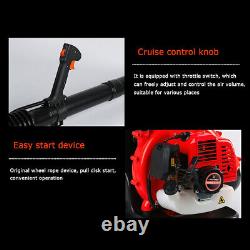 42.7CC Commercial Backpack Leaf Blower 2Stroke Gas Powered Snow Blower 7000r/Min