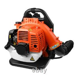 42.7cc Full Crank 2-Cycle Gas Engine Backpack Leaf Blower 423CFM 175 MPH with Tube