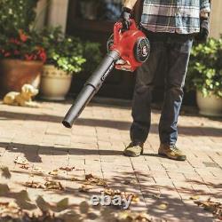 430 CFM 25cc 2 Cycle Lightweight Gas Leaf Blower Sweeper with Concentrator Nozzle