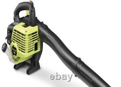 430 CFM 26cc Gas Leaf Blower 2 Cycle Engine Fast Air Speed Outdoor Cleaner Tool