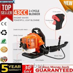 43CC 2-stroke Commercial Leaf Blower Engine Gas Powered Backpack Petrol Blower