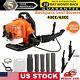 43cc/63cc Gas Backpack Leaf Blower 3hp 650cfm 2 Stroke Leaf Snow Blowers