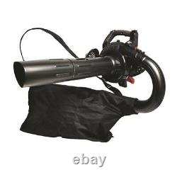 450 CFM 27cc 2 Cycle Gas Leaf Blower Vacuum Kit Mulcher Lawn Debris Sweeper
