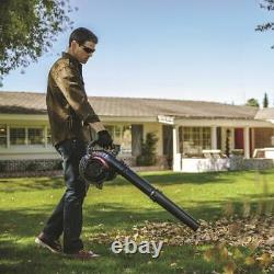 450 CFM 27cc 2 Cycle Recoil Gas Leaf Blower Vacuum Mulcher Lawn Debris Sweeper