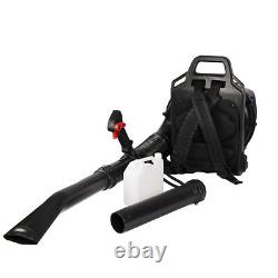 50CC Full Crank 2-Cycle Gas Engine Backpack Leaf Blower 530CFM 248MPH with Tube