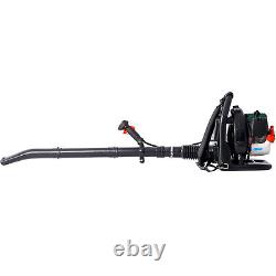 52CC 2-Stroke Gas Backpack Leaf Blower with Extension Tube Portable Blower Green