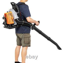 63CC 2-Stroke 850CFM 4.3HP Commercial Backpack Gas Leaf Blower 2024 NEW USA