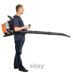 63CC 2-Stroke 850CFM 4.3HP Commercial Backpack Gas Leaf Blower 2024 NEW USA