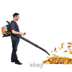 63CC 2-Stroke 850CFM 4.3HP Commercial Backpack Gas Leaf Blower 2024 NEW USA