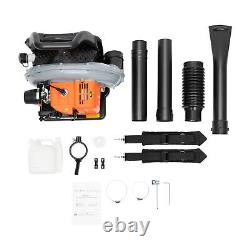 63CC 2 Stroke Backpack Gas Powered Leaf Blower Commercial Grass Lawn Blower