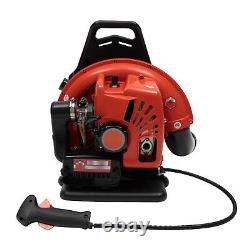 63.3CC Gas 2-Stroke Leaf Blower Backpack Gas-powered Backpack Blower 7000r/min