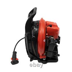 63.3CC Gas 2-Stroke Leaf Blower Backpack Gas-powered Backpack Blower 7000r/min