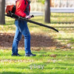 63.3CC Gas 2-Stroke Leaf Blower Backpack Gas-powered Backpack Blower 7000r/min