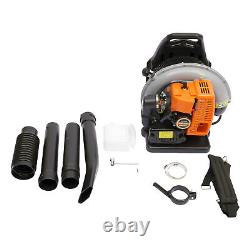 63 CC Backpack Gas Powered Leaf Blower 2 Stroke Commercial Grass Lawn Blower NEW