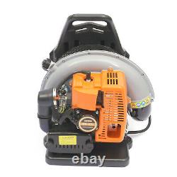 63cc 2 Stroke Gas Leaf Blowers for Lawn Care, 663CFM Air Blower for Garden Snow