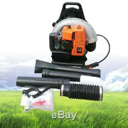 65CC 2Stroke Gas Powered Backpack Leaf Blower Grass Blower Gasoline Yard Sweeper